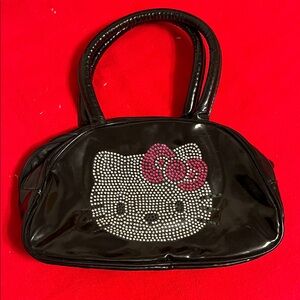 Hello Kitty Black and Pink Shoulder Bag